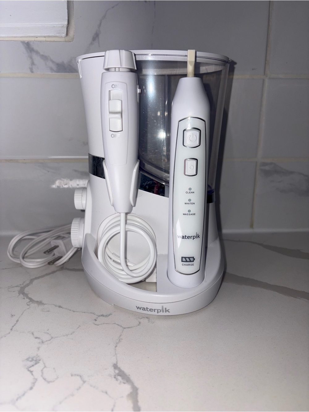 Waterpik White Professional Water Flosser & Electric Toothbrush